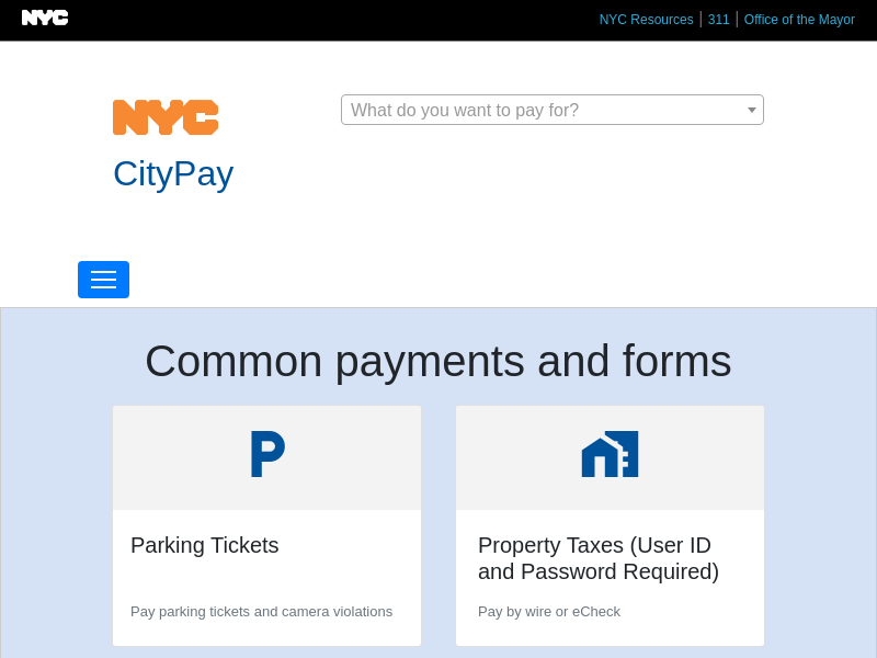 is a836citypay.nyc.gov legitimate or a scam?