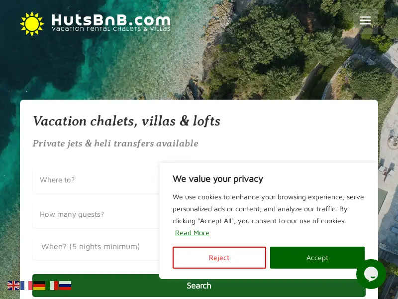 Hutsbnb.com