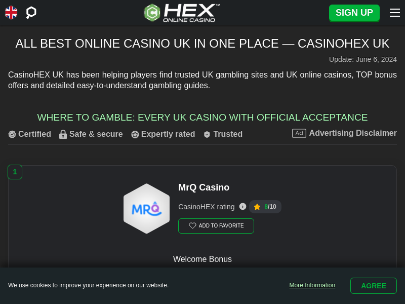 casinohex.co.uk