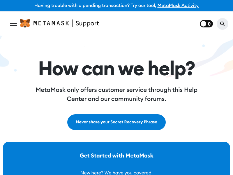support.metamask.io