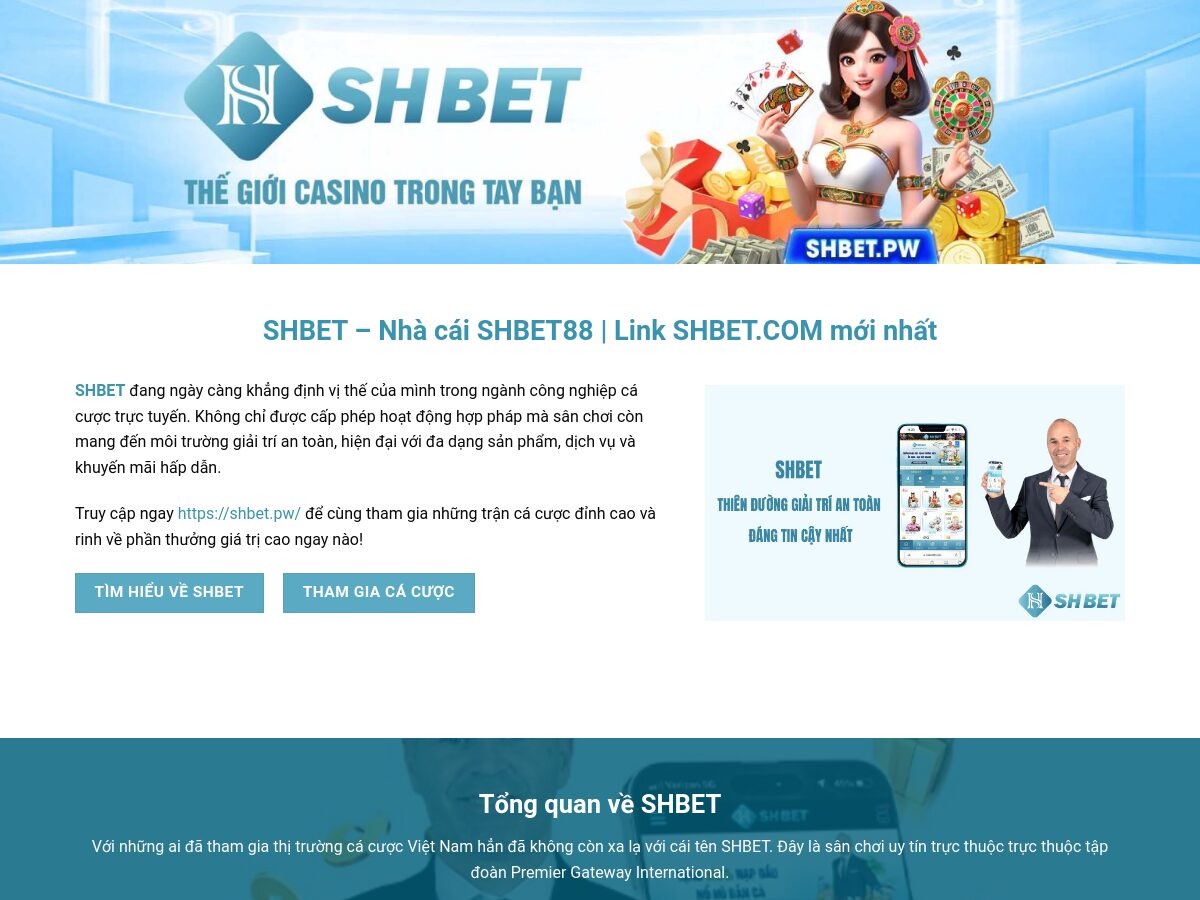 Trải nghiệm thú vị tại Https//shbet.promo/ - Điểm đến lý tưởng cho người yêu cá cược